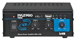 Pyle PCAU22 80w Mini Power Amp With Usb