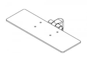 Humanscale VPA-FS Vpa Fs Viewpoint Flip Up Accessory Shelf Vpa-fs