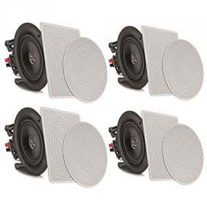 Pyle PDICBT286 Home(r)  8 Bluetooth(r) Ceilingwall Speakers, 4 Pk