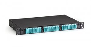 Black FOEN50HD-3H-1U High Density Fiber Optic Enclosure, 3