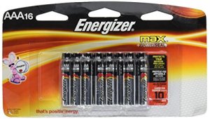 Energizer E92LP-16 Max Alkaline Aaa Batteries, 16 Pack - For Multipurp