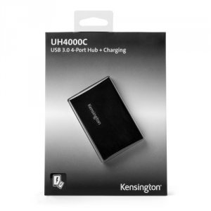 Kensington K33979AM Uh4000c Usb3 4 Port Hub W  Charging  Technology