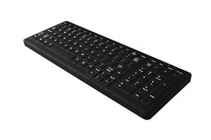 Tg3 KBA-CK103S-BNUW-US Cleanable Sealed Black Keyboard; 103 Key W Whit