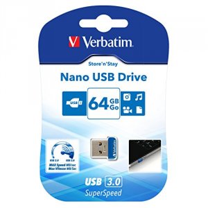 Verbatim 98711 Store 'n' Stay Nano Usb Flash Drive, , 64gb, Usb 3.0, B