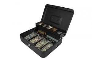 Royal RSCB-400 Tiered Tray Steel Cash Box