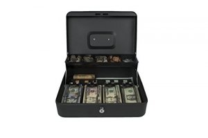 Royal RSCB-400 Tiered Tray Steel Cash Box