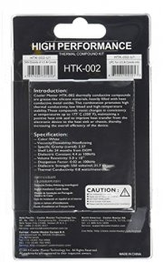 Cooler HTK-002-U1 Thermal Grease Compound For Cpu