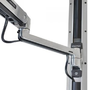 Ergotron 45-359-026 Lx Sit-stand Wall Mount System With Small Black Cp