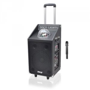 Pyle PWMA1594UFM Bt Battery Powered Portable Pa     Spkr System 600wat