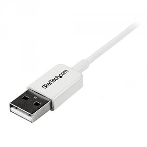 Startech USBPAUB50CMW 0.5m White Micro Usb Cable - A To Micro B - Char