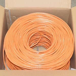 Premiertek CAT6-CCA-1KFT-O Bulk 1000ft Cat6 Orange Utp