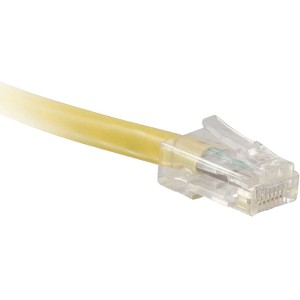 Enet C6AS-YL-NB-3-ENC 3ft Cat6a Yellow Snagless