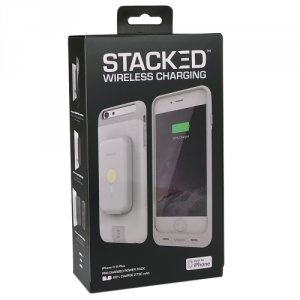 Stacked S16CB01-WHT Wireless Magnetic Charging Kit For Iphone 66s W2x 