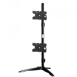 Amer AMR2S32V Dual Verticle Monitor Mount Stand For 2 Larger Led Or Lc