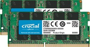 Crucial CT2K16G4SFD824A 32gb Kit (2x16gb) Ddr4-2400 Sodimm