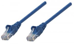 Intellinet 338400 5 Ft Blue Cat5e Snagless Patch Cable