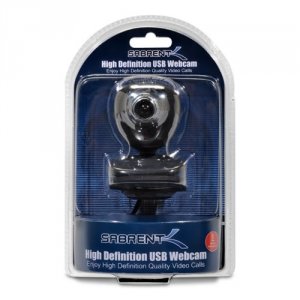 Sabrent SBT-WCCK Usb Webcam Microphone Black Plug  Play