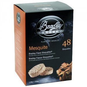 Bradley BTMQ48 Bisquettes Mesquite 48pk