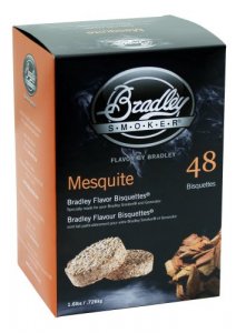 Bradley BTMQ48 Bisquettes Mesquite 48pk