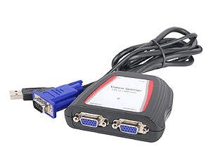 Siig CE-VG0A11-S1 Ce-vg0a11-s1 Dual Port Bay Hub 1x2 Compact Vga Split