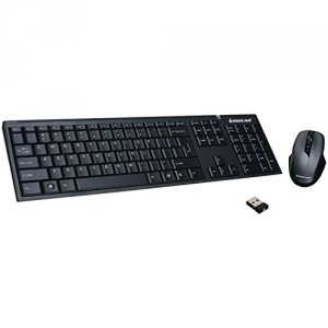 Iogear GKM552R Long Range 2.4 Ghz Wireless Keyboard With Ergonomic 5 B