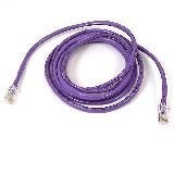 Belkin A3L791-15-PUR - Patch Cable - Rj-45 (m) To Rj-45 (m) - 15 Ft - 