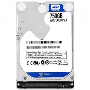 Western WD7500BPVX Hdd  Blue 750gb Sata 6gbs 8mb Cache 5400rpm 2.5inch