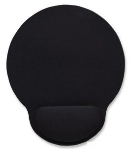 Manhattan 434362 Wrist-rest Black Mouse Pad