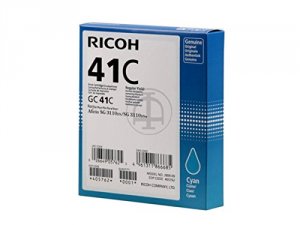 Original Ricoh 405762 Toner Cartridge  Gc 41c (cyan) Sg 3100snw Sg 311