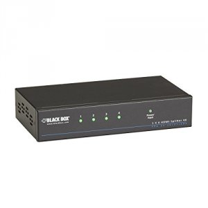 Black VSP-HDMI1X4-4K Distribute 4k Hdmi Video Resolutions And Audio To