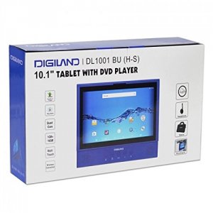 Digiland DL1001BU-HS Dl1001 2-in-1 Android Tablet + Dvd Player - Core 