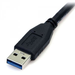 Startech USB3SAUB3BK 3 Ft Black Superspeed Usb 3.0 Cable A To Micro B 