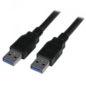 Startech USB3SAA6BK 6 Ft Black Superspeed Usb 3.0 Cable A To A - Mm - 