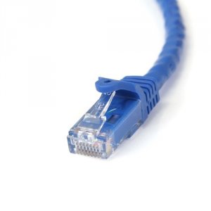 Startech N6PATCH10BL 10ft Cat6 Ethernet Cable - Blue Snagless Gigabit 