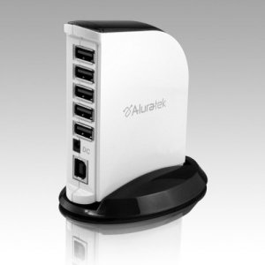 Aluratek AUH1207F 7 Port Usb Hub With Power Adapter