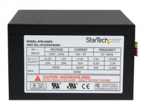 Startech ATX2PW500WH 500w Atx12v 80 Plus Active Pfc Power Supply