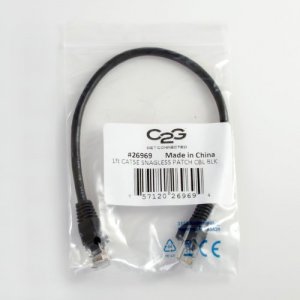 C2g 26969 1ft Cat5e Snagless Unshielded (utp) Network Patch Ethernet C