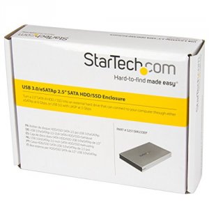 Startech S251SMU33EP Removable Storage  2.5inch Esata Or Usb3.0 Sata3 