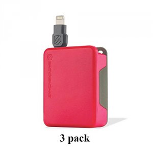 Scosche I2BOXPK Box Retract Charge Sync Cable   Pink Iphone 55s5c Ipad