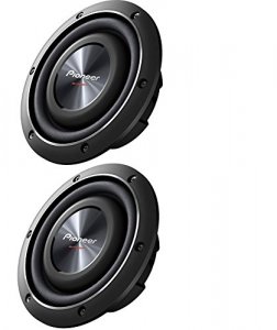 Pioneer RA25431 8quot; 600-watt Shallow-mount Subwoofer With Dual 2ohm