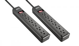 Apc PZ62BDP Apc Ups  Power Strip 2 Foot 6 Outlet 120v Dual Pack Black 