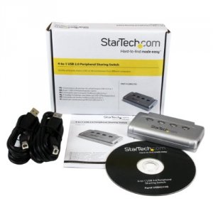 Startech USB421HS Manual Switch Peripheral 4port Sharing Usb Switch