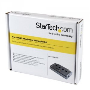 Startech USB421HS Manual Switch Peripheral 4port Sharing Usb Switch