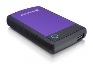 Transcend TS1TSJ25H3P 1tb Storejet2.5 H3p, Portable Hdd (purple)