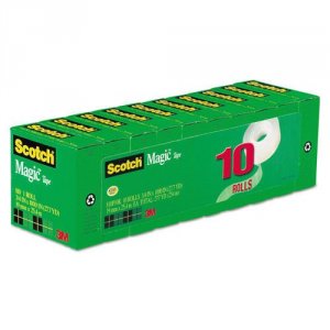 3m 810P10K Scotch 34w Magic Tape - 27.78 Yd Length X 0.75 Width - 1 Co