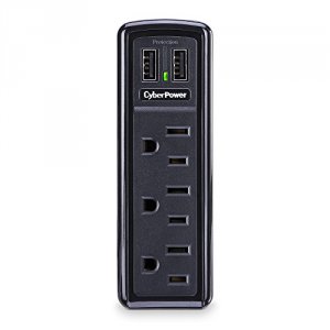 Cyberpower CSP300WU Mobile Surge Protector