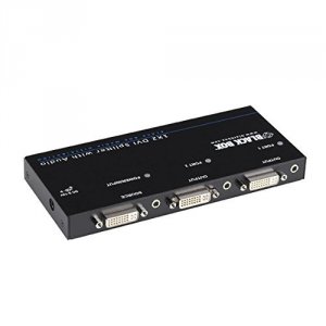 Black AVSP-DVI1X2 1 X 2 Dvi-d Splitter With Audio And Hdcp