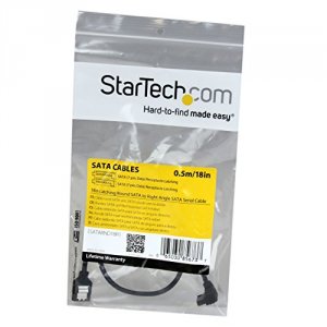 Startech LSATARND18R1 18in Round Sata To Right Angle Sata