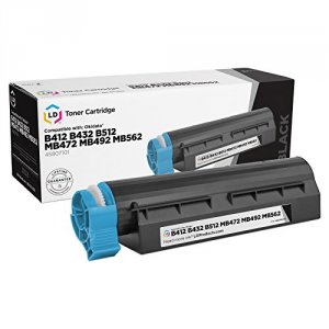 Original Okidata 45807101 Oki Black Toner For B412dn, B432dn, B512dn, 