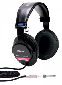 Sony MDRV6 Studio Mon Type Headphone 40mm Driver